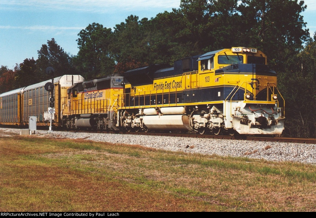 105 departs Bowden Yard heading south